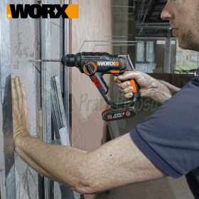 WX390 - mașină de găurit cu ciocan cu acumulator 20V Worx - 6