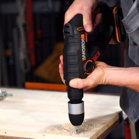 Marteau Perforateur Sans Fil WORX 20V 1,2J WX391.9 – 3 Fonctions, Livré Avec 10 Forets – Sans Batterie Ni Chargeur