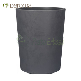 Millennium - 53 cm round vase anthracite Deroma - 1