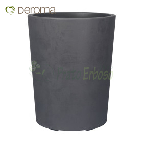Millennium R Tall Pot - 53cm Round Planter in Charcoal