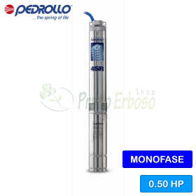 4SRm 1.5/7 S-PD - 0.50 HP single-phase electric submersible pump - Pedrollo