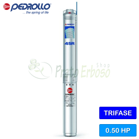 4SR 1/10 S-PS - 0.5 HP three-phase electric submersible pump Pedrollo - 1