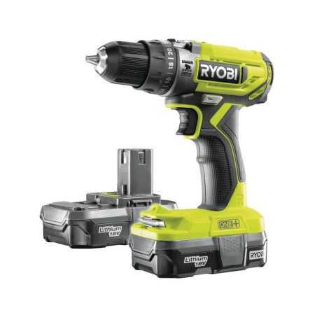 R18PD2-213G - Taladro percutor a batería 18V Ryobi - 1