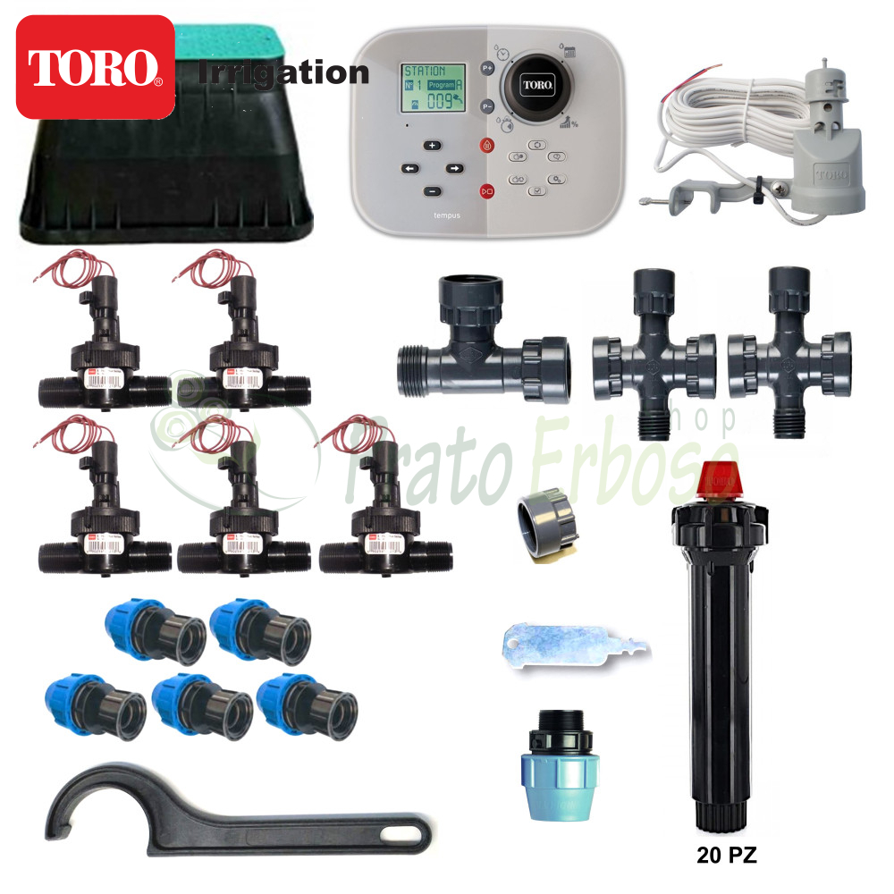 Toro Tempus irrigation kit with 5 zones 24V - TORO Irrigazione