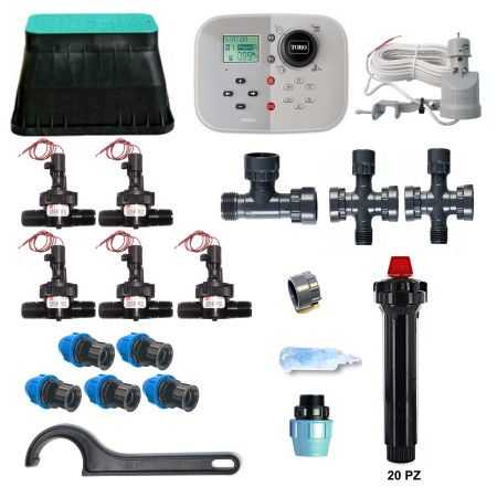 Kit de riego Toro Tempus con 5 zonas 24V