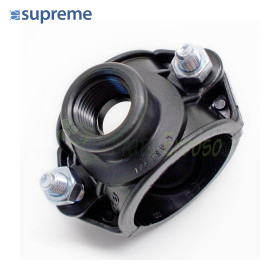 Toma de soporte de la PN 16, con tornillos de acero zincado 32 X 3/4