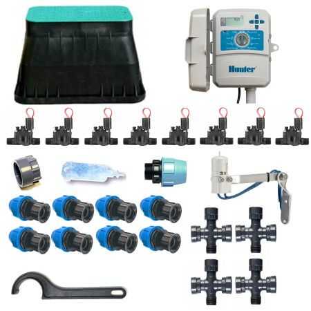 Hunter 8 zone irrigation kit