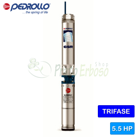 6SR12/8 - PSR - 5.5 HP three-phase submersible electric pump Pedrollo - 1