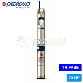 6SR18/18 – PSR – dreiphasige elektrische Tauchpumpe mit 20 PS Pedrollo - 1 6SR18/18 – PSR – dreiphasige elektrische Tauchpumpe mit 20 PS Pedrollo - 1