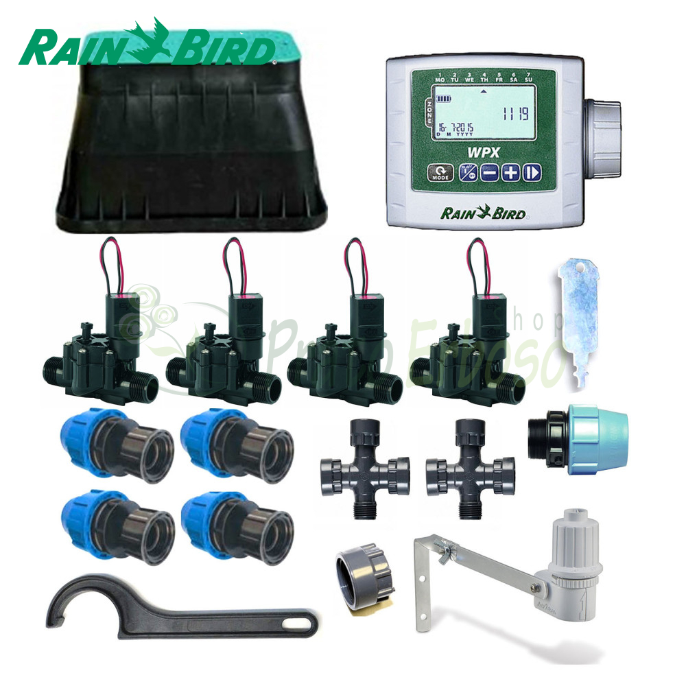 4zone Rain Bird irrigation kit 9V Rain Bird