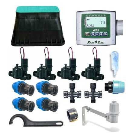 Kit irrigazione Rain Bird a 4 zone 9V