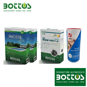 Kit de semis prêt pour pelouse - 50 m2 Bottos - 1