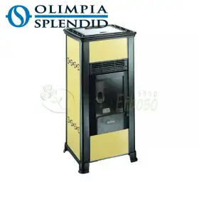 Vivapellets - Stufa a pellet da 8 Kw beige