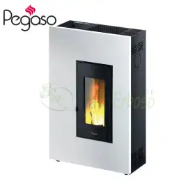 Madison 5 - 5 kW white pellet stove Pegaso - 1