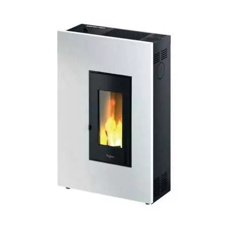 Madison 5 - Stufa a pellet da 5 Kw bianco Pegaso - 1