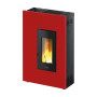 Madison 5 - Stufa a pellet da 5 Kw rossa