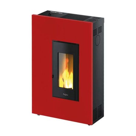 Madison 5 - 5 Kw red pellet stove