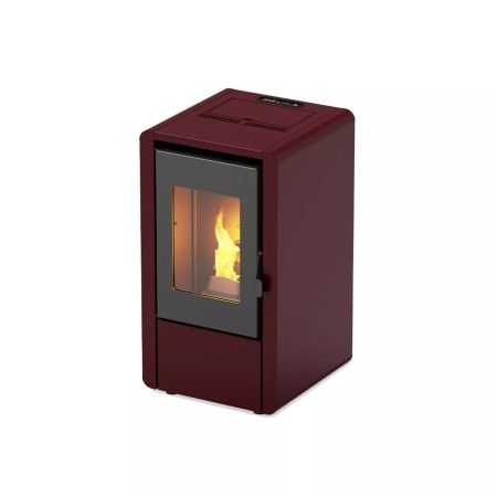 Sobë Petit - 6 Kw me pelet burgundy