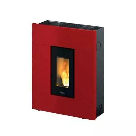 Tabla 7 - Stufa a pellet da 7 Kw rossa Pegaso - 1