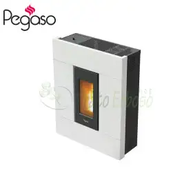 Tabla 7 - Stufa a pellet da 7 Kw bianco Pegaso - 1