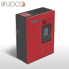Camilla - 4.6 kW red pellet stove Punto Fuoco - 1