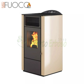 Lory - 9.5 Kw ivory pellet stove