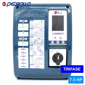 E1 TRI/1 - Electrical panel for three-phase electric pump 7.5 HP E1 TRI/1 - Electrical panel for three-phase electric pump 7.5 HP