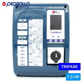 E1 TRI/1 - Electrical panel for 7.5 HP three-phase electric pump