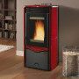 Duchessa Steel – 8,7 kW weinroter Pelletofen OUTLET La Nordica Extraflame - 2