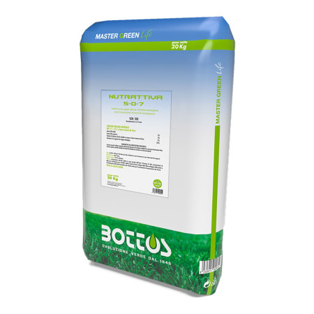 Nutrattiva 5-0-7 - Fertilizzante per prato da 20 kg Bottos - 1