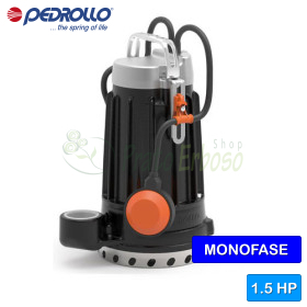 DCm 30 - Electrobomba monofásica de hierro fundido para agua limpia de 1,5 HP