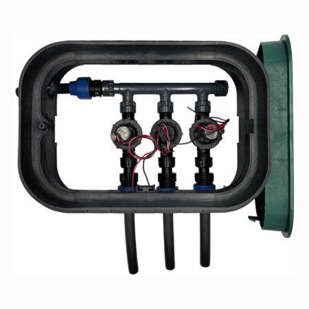 PA-EZP-3-9V - 1" 3-zone assembled sump