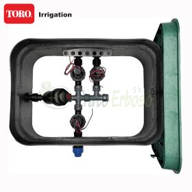 PA-EZP-F3 - Pozzetto assemblato da 1" 3 zone TORO Irrigazione - 1