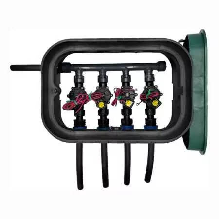 PA-DV-4-9V – 1" montierter Auffangbehälter, 4 Zonen Rain Bird - 1