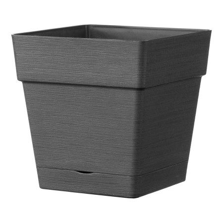 QUADRO SAVE R anthracite - 17 cm square vase anthracite OUTLET Deroma - 1