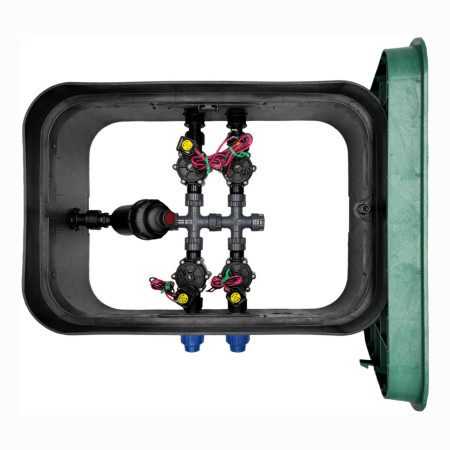 PA-DV-F4-9V - 1" assembled sump, 4 zones