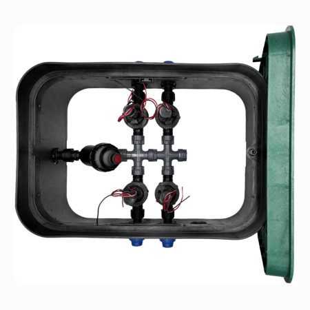 PA-EZP-F4-9V - 1" assembled sump, 4 zones