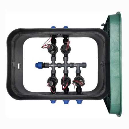 PA-EZP-5-9V - 1" 5 zone assembled sump