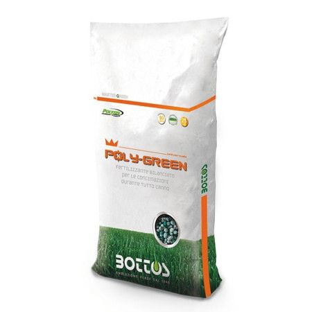 Poly Green 18-8-12 - Fertilizante para el césped de 25 Kg Bottos - 1