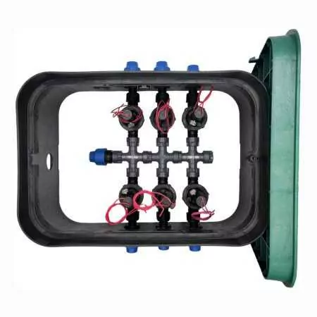 PA-EZP-6 - Pozzetto assemblato da 1" 6 zone TORO Irrigazione - 1