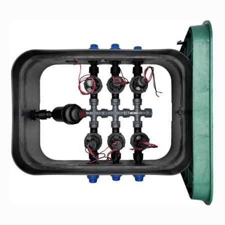 PA-EZP-F6-9V - 1" assembled sump, 6 zones TORO Irrigazione - 1