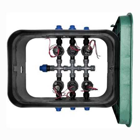 PA-EZP-6-9V - 1" assembled sump, 6 zones TORO Irrigazione - 1