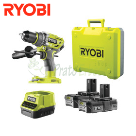 R18PD7-220B - 18V cordless hammer drill Ryobi - 1