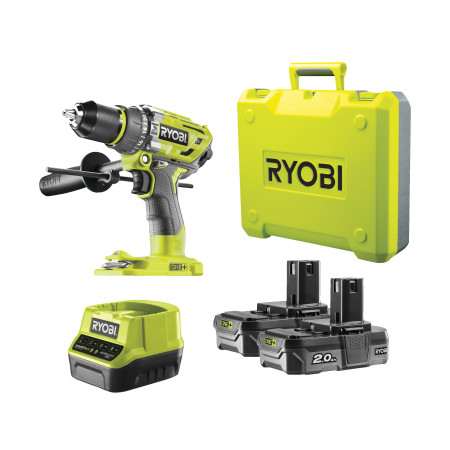 R18PD7-220B - 18V cordless hammer drill Ryobi - 1