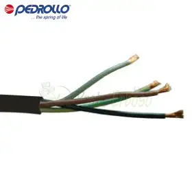H07 RN-F 4x4 - Elektrokabel für Tauchelektropumpe 4x4 mm2 Pedrollo - 1