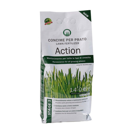 Action - Fertilizzante per prato da 4 Kg Herbatech - 1