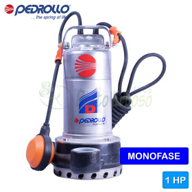Dm 20 (10m) - Pompe électrique pour l\'assainissement de l\'eau monophasé Pedrollo - 1