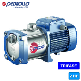 FCR 130/4 - Electrobomba multihélice trifásica de 2 HP Pedrollo - 1