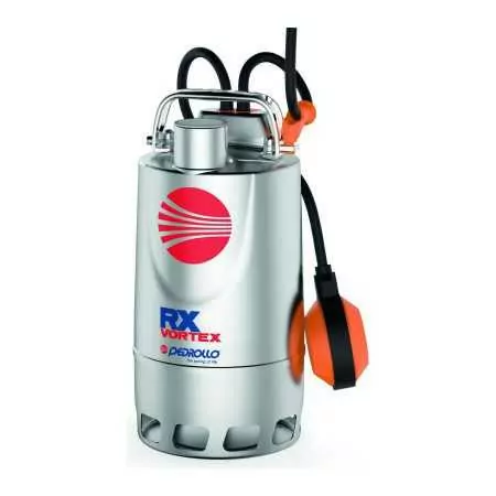 RXm 3/20 (5m) - Single-phase VORTEX electric pump for dirty water, 0.75 HP Pedrollo - 1