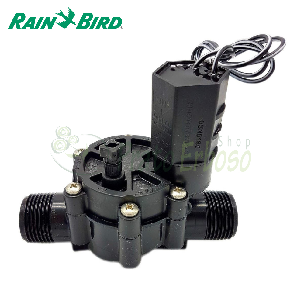 Elettrovalvola Irrigazione 9V Elettrovalvola Rain Bird 100-JTV - 9V Per Irrigazione Giardino Valvole Automatiche 9v